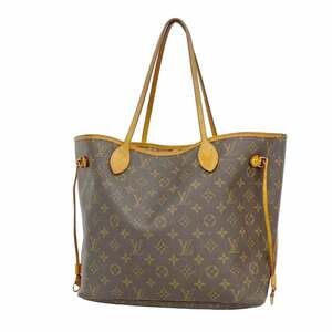 LOUIS VUITTON Authentic Brown Monogram Neverfull MM Tote Bag